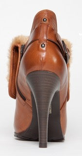 Khandy tan ankle boots