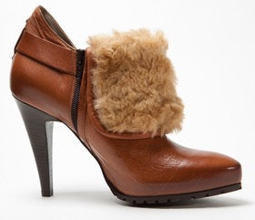 Khandy tan ankle boots