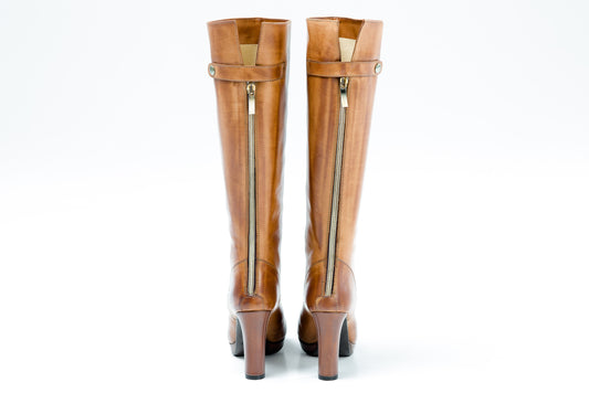 Kore knee length leather boots