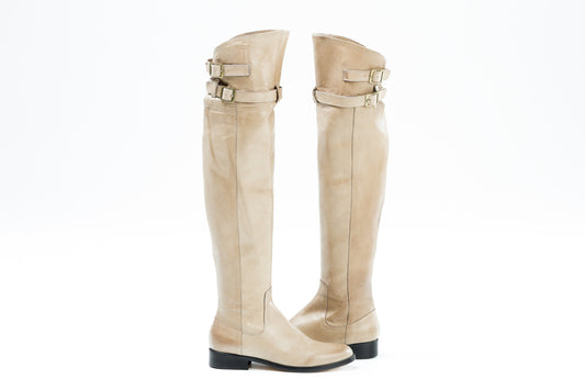 Alaska Over the knee leather boots