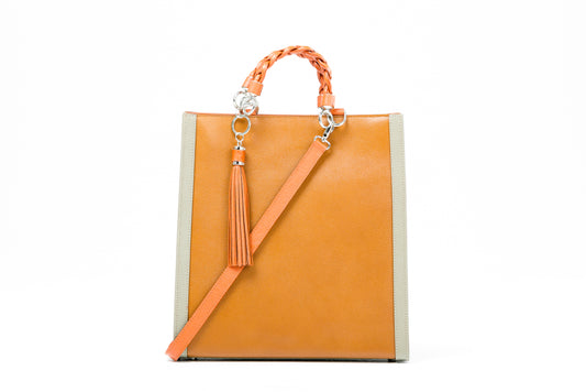 Thalia leather tote