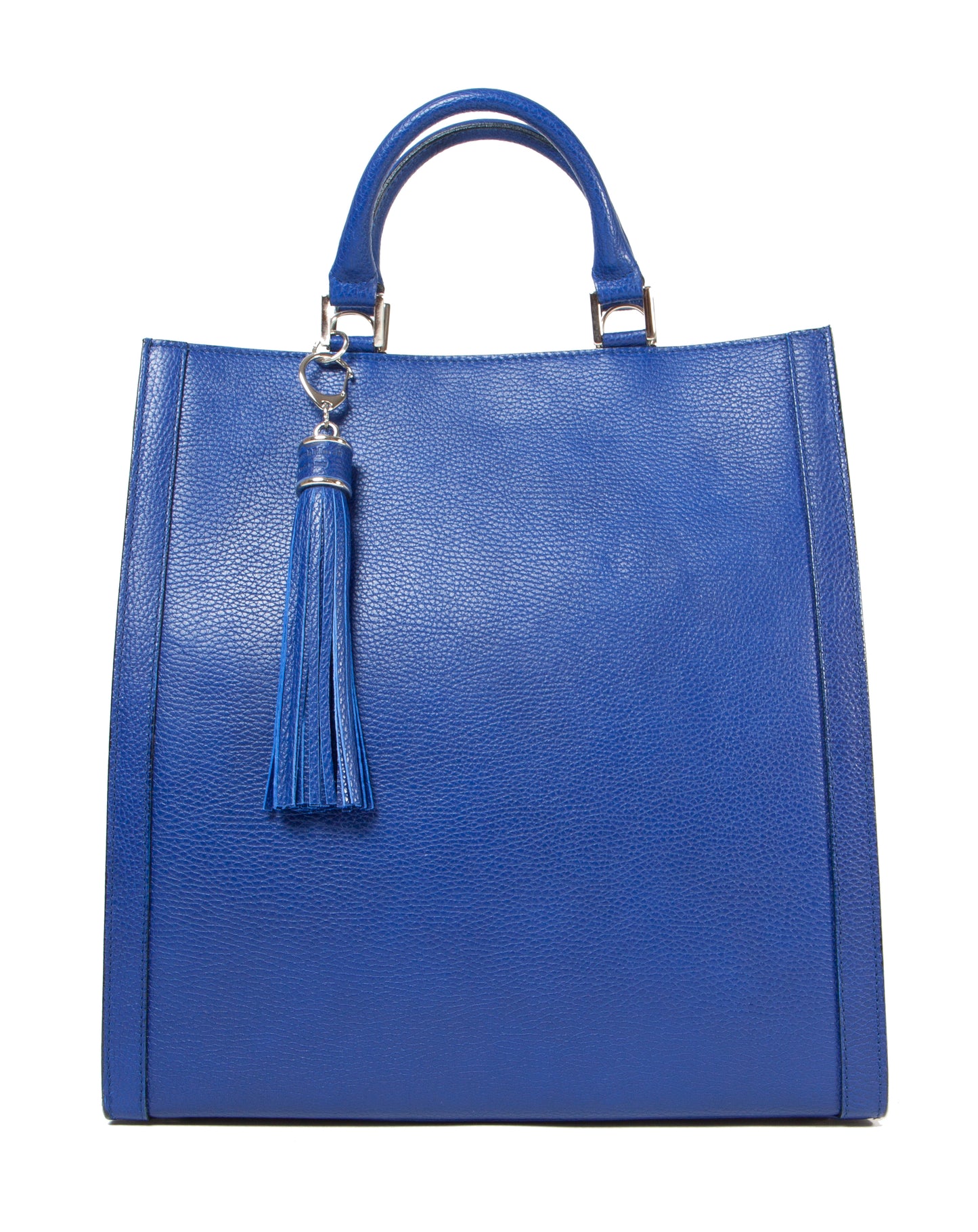 Malia tall leather tote